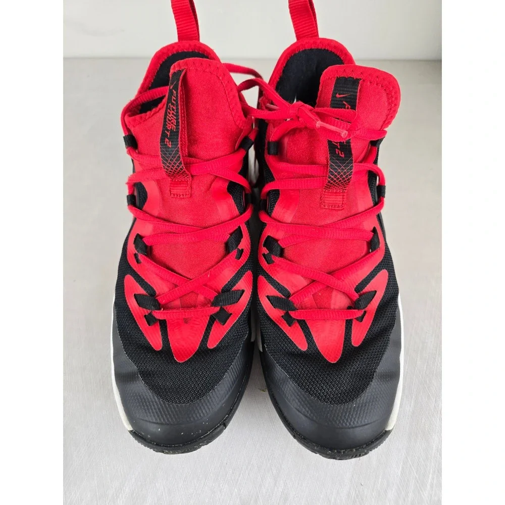 Nike Future Court‎ 2 Black University Red Basketball Shoes BQ5628-002 Boys 7Y